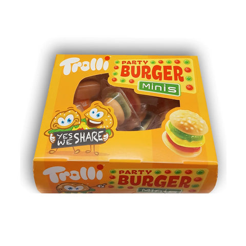 Trolli Caramelle gommose Mini Burger gummy sweets 150g (15 pieces)