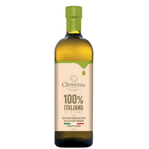 Olio Extra Vergine di Oliva Clemente 100% Italiano Extra Virgin Olive Oil Clemente 100% Italian 1l