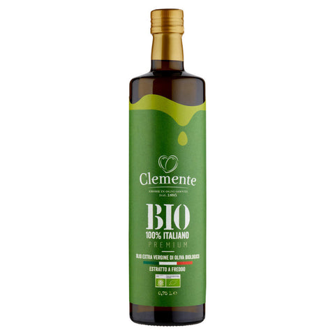 Olio Extra Vergine di Oliva Clemente Bio Premium 100% Italiano 75cl