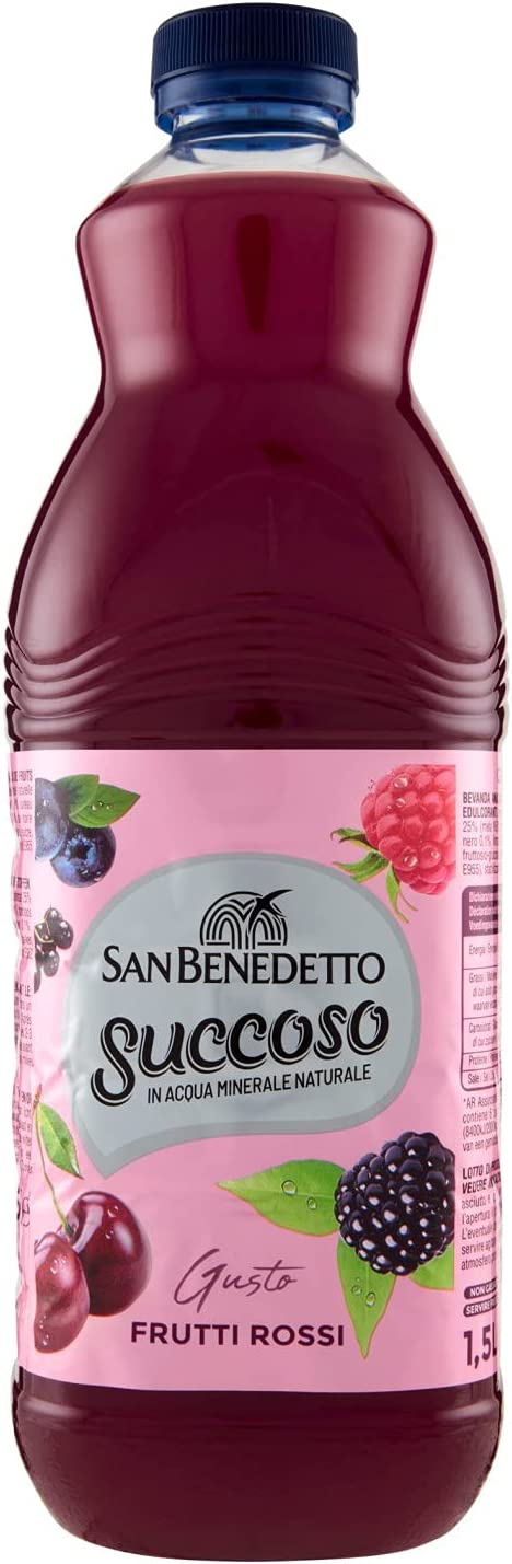 12x San Benedetto Succoso Frutti Rossi Juicy Red Fruits 1.5Lt