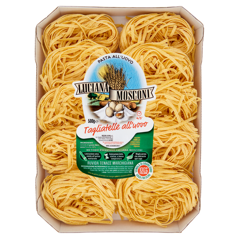 6x Pasta Artigianale Artisan Luciana Mosconi Tagliatelle all'uovo 250g