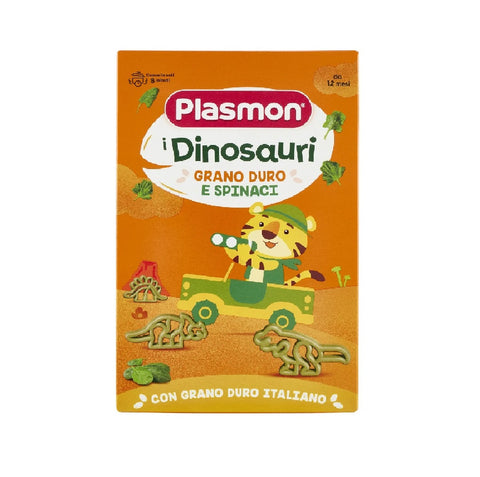 Plasmon I Dinosauri Pastina di Grano Duro e Spinaci Durum wheat and spinach pasta 250gr