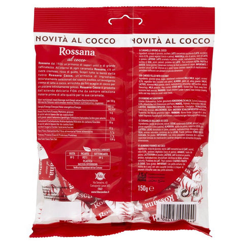 Rossana al cocco coconut sweets filled with coconut 150g