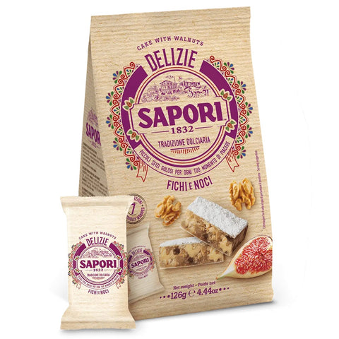 Sapori Delizie Fichi e Noci Figs and Walnuts 126g (7 single portions)