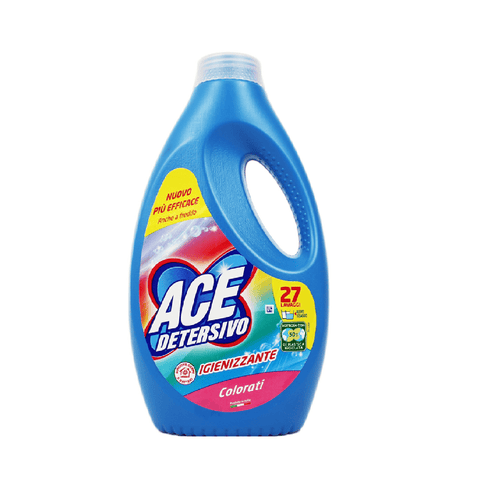 ACE Detersivo Igienizzante Colorati Liquido detersivo lavatrice Liquid  detergent 1350ml