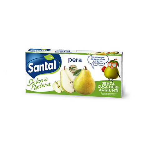 Parmalat Santal succo di frutta Pera senza zuccheri aggiunti 3x200ml - Pear fruit juice with no added sugar