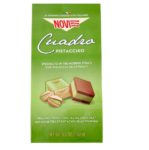 Novi Cuadro pistacchio Chocolate pralines with pistachios 150g