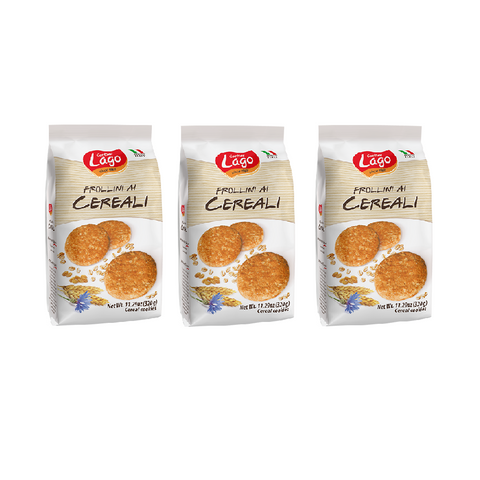 3x Gastone Lago frollini ai Cereali 320gr - Cereal Cookies