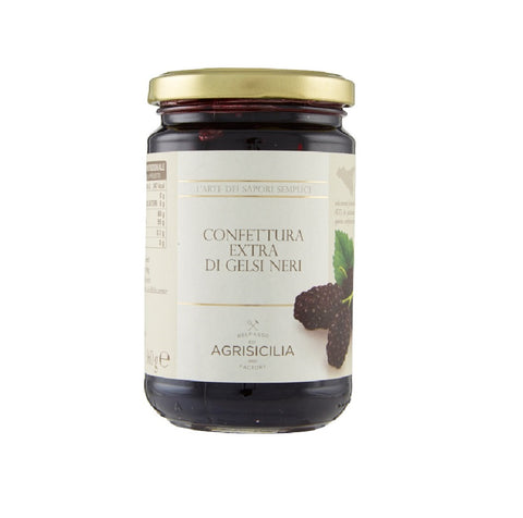 Agrisicilia Marmellata Gelsi Neri Di Sicilia Sicilian Black Mulberry Jam 360gr