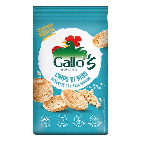 Gallo's Chips di riso al sale marino 40gr - Sea Salt Rice Chips