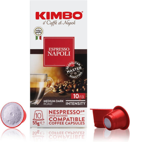 Kimbo Capsule Espresso Napoli coffee capsules 10x5,5g Nespresso Compatibile