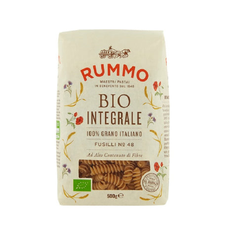 Rummo Fusilli N°48 Bio Integrale 100% Italian wheat pasta 500g