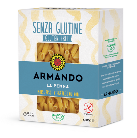 Armando La Penna senza glutine Italian gluten-free pasta 400g