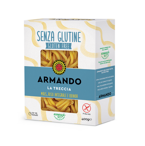 Armando La Treccia senza glutine Italian gluten-free pasta 400g