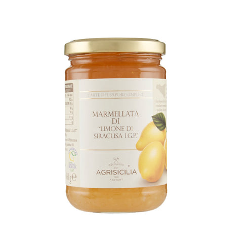 Agrisicilia Marmellata Di Limone Di Siracusa I.G.P. Syracuse Lemon Marmalade 360gr