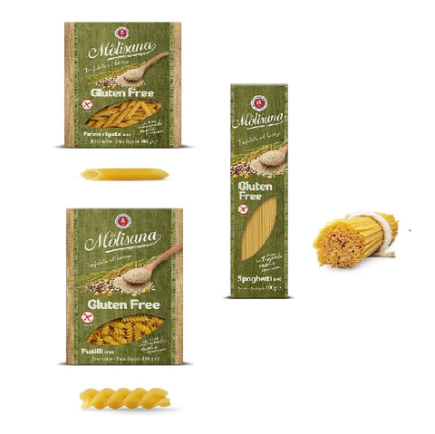 Test pack La Molisana Pasta Senza Glutine gluten-free pasta 3x400gr