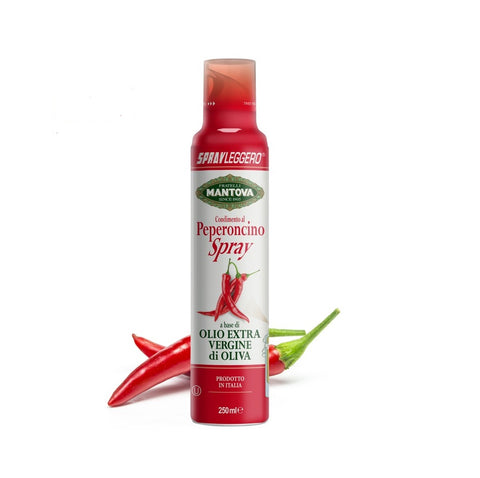Fratelli Mantova Peperoncino spray in olio extravergine di oliva 250ml - Chili pepper spray in extra virgin olive oil