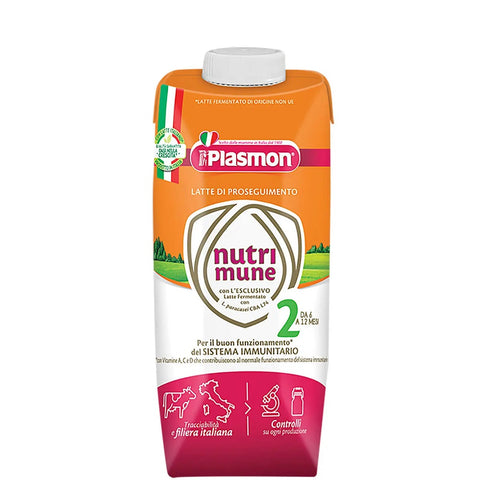 Plasmon Nutri-mune 2 Latte di Proseguimento liquido Liquid Follow-on Milk 500ml