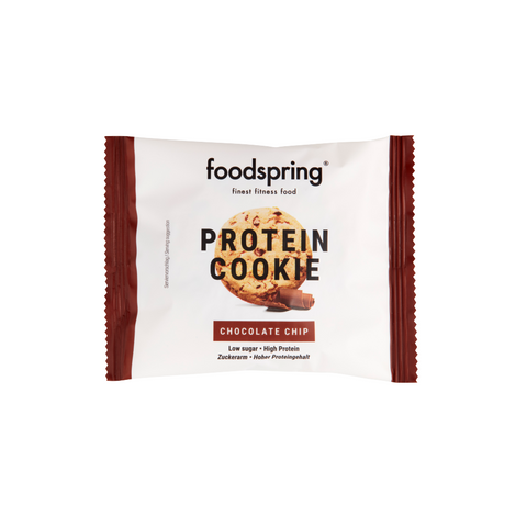 Foodspring Protein cookie con gocce di cioccolato chocolate chip cookies 6x50gr