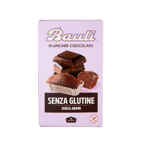 Bauli Plumcake Cioccolato senza Glutine Gluten-free chocolate plumcake 132g