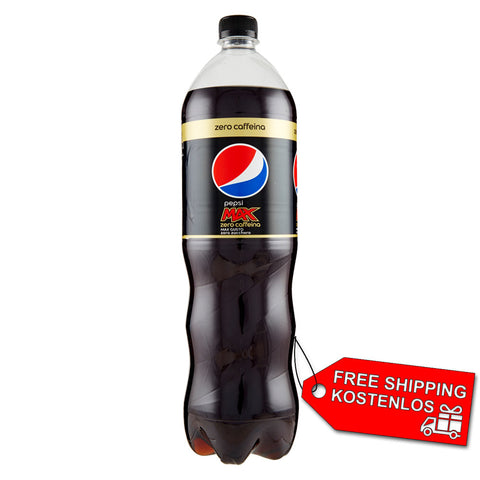 12x Pepsi Max Senza Caffeina Ohne Koffein Ohne Zucker 1,5l