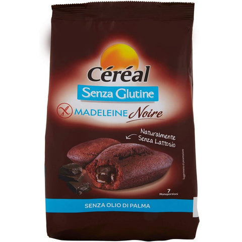 Cèrèal Madeleines Noir Merendina Senza Glutine medeleine , gluten-free 200g (7 pieces)