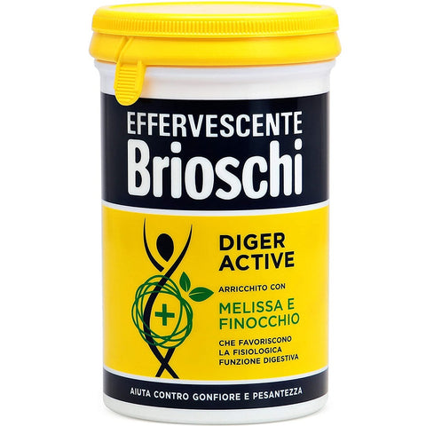 Brioschi - Preparato Granulare Effervescente Diger Active - Digestivo con Melissa e Finocchio 150gr