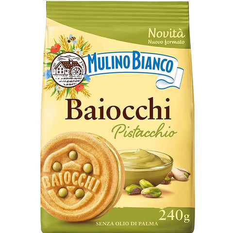 Mulino Bianco Baiocchi à la Pistache - Biscuits à la pistache