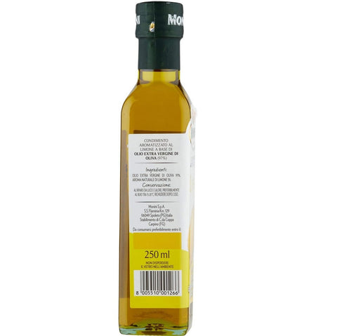 Monini Olio Extra Vergine di Oliva Aromatizzato al Limone Extra Virgin Olive Oil Flavored with Lemon 250ml