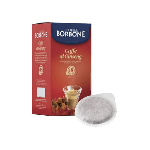 Borbone 18 coffee pods with ginseng ESE filter paper 44 mm coffee