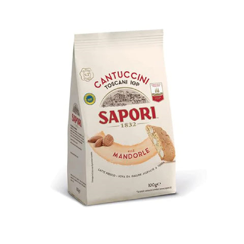 Sapori Cantuccini Toscani IGP All Mandorle Almond Cookies Biscuits 100g