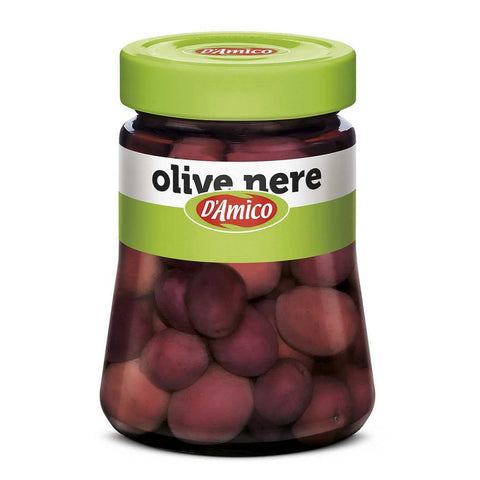D'Amico Olive Nere in Salamoia Black olives in brine 300g