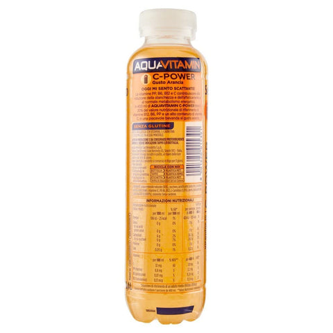 12x San Benedetto Aquavitamin C-Power water with orange PET bottle 40cl