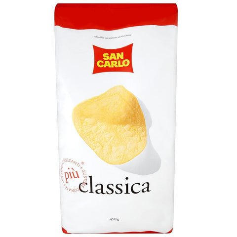 San Carlo Classica Crisps Patatine Salted Potato Chips 450g