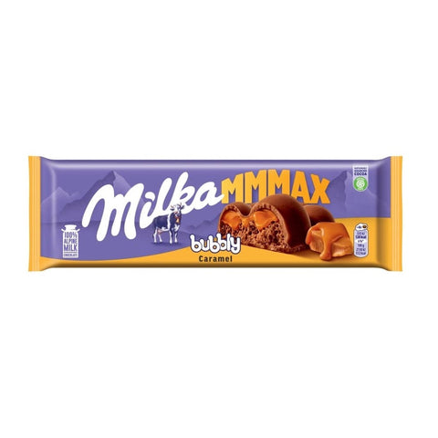 Milka Bubbly Caramel Schokoladentafel 250g