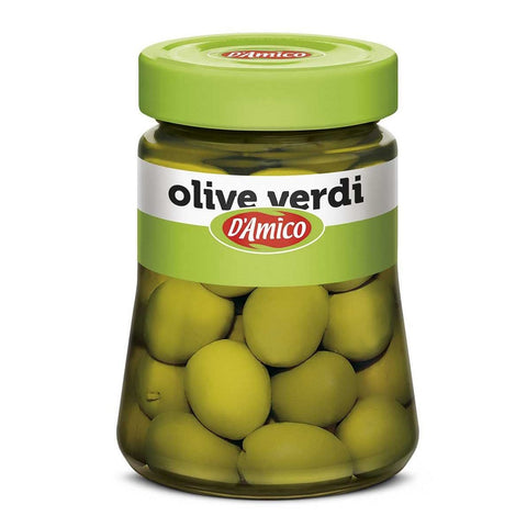 D'Amico Olive Verdi in Salamoia Green olives in brine 300g