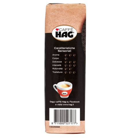 Hag Gusto Oro Decaffeinated Ground Coffee Gold Taste 100% Arabica 250 gr