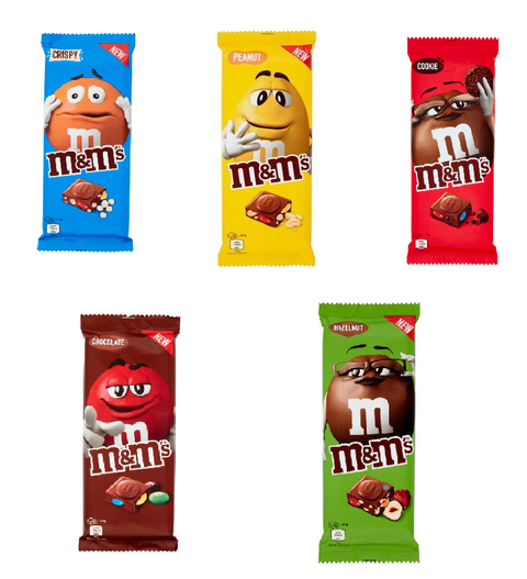 These New M&M's Stuffed Chocolate Bars Come In FIVE Different Flavors