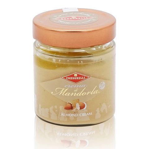 Condorelli crema spalmabile alle mandorle spreadable cream with almonds190g