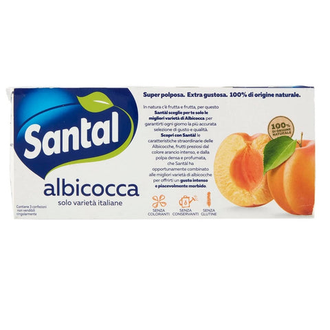Parmalat Santàl Albicocca Apricot Juice Fruit Juice Soft Drink Soft Drink Brik 3x200ml