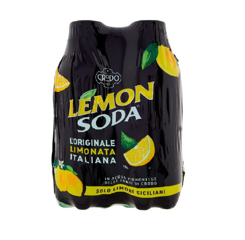 Lemonsoda Soft Drink Lemonsoda PET 4 x 25cl Lemon Soda Italian Fizzy Soft Drink Lemonade 8057192003847