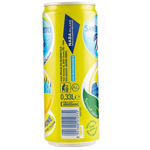72x San Benedetto Thè al Limone Italian lemon iced tea 33cl disposable cans