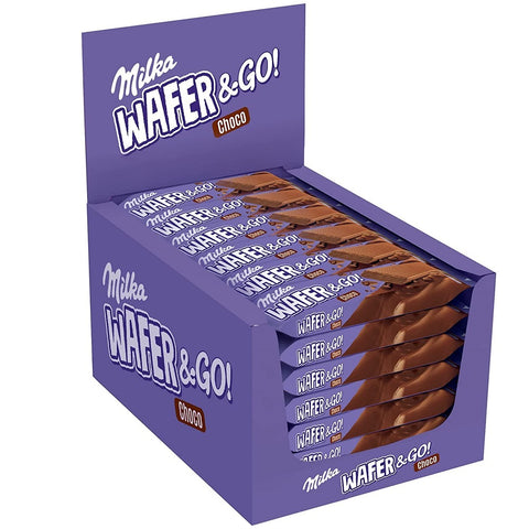 Milka Waffle & Go! With alpine milk chocolate - 35x31g