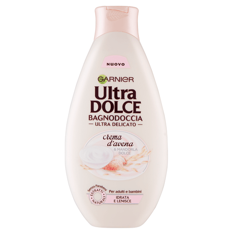 Garnier Ultra Dolce crema d'avena & Mandorla Dolce Bagnodoccia Ultra Delicato Shower gel  500 ml