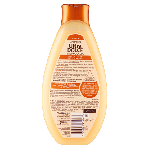 Garnier Ultra Dolce  Bagnodoccia Ultra Delicato Tesori di miele  Shower gel  500 ml