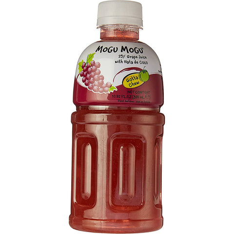 Mogu Mogu Drink grape-flavoured drink with Nata de Coco 320ml