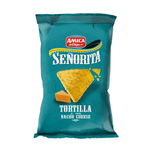 Amica Chips Senorita Tortilla gusto Nacho Cheese 185g