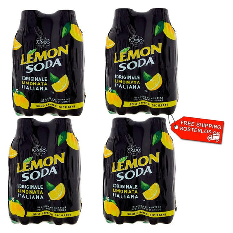 Lemonsoda Soft Drink 24x Lemonsoda PET 25cl Lemon Soda Italian Fizzy Soft Drink Lemonade 8057192003847