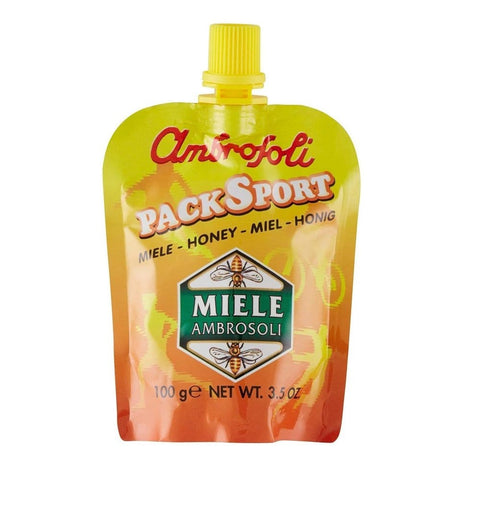 Ambrosoli Miele pack sport Honey 100g - Italian Gourmet UK