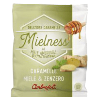 Ambrosoli Sweets 1x90g Ambrosoli Mielness HONEY & GINGER 90gr